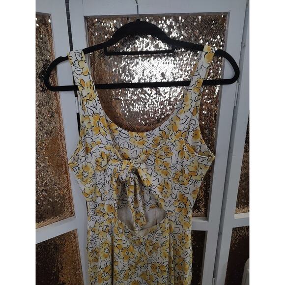 Pact Yellow Floral Midi Dress - Picture 8 of 15